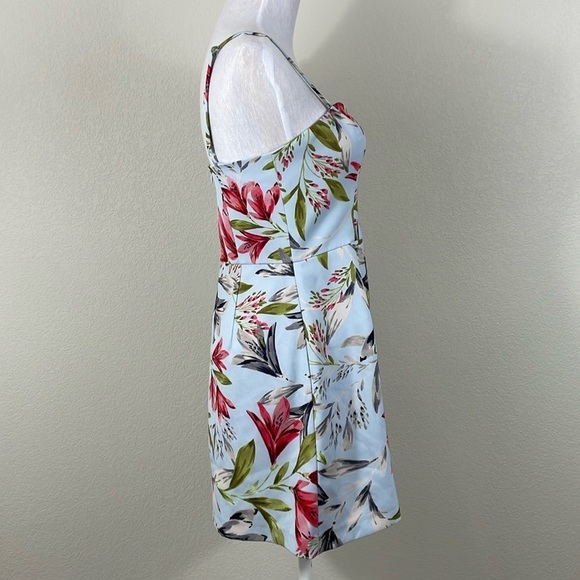French connection Floral mini strap dress size 6 - Picture 2 of 6